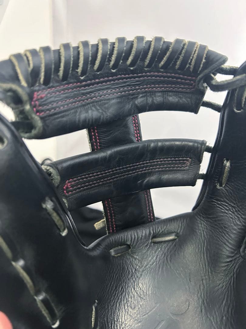 【即戦力美品】和牛JB 硬式内野手用グローブJB004S ブラック　中古美品