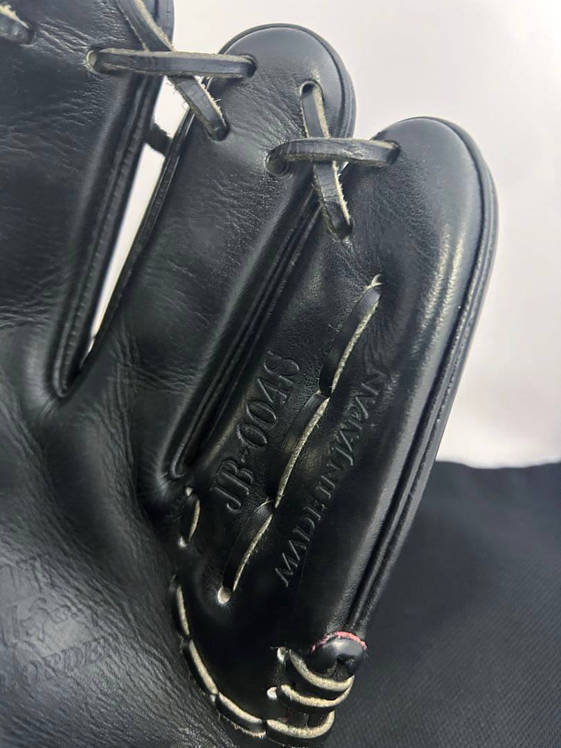 【即戦力美品】和牛JB 硬式内野手用グローブJB004S ブラック　中古美品
