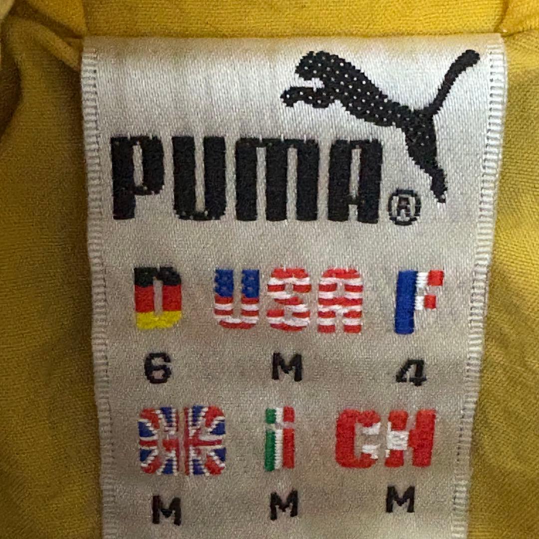 PUMA ナイロンジャケット ビッグロゴ 赤 黒 90s