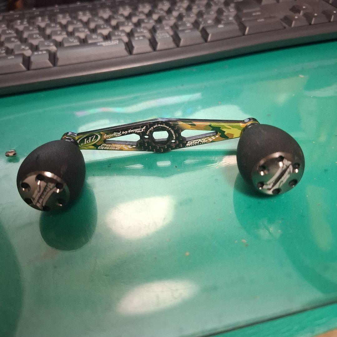 【ZPI】 イナーシャ カーボンハンドル 迷彩カラーグラフィック 92mm