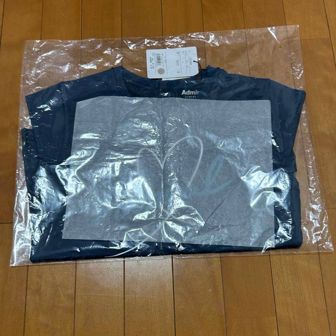 値下新品未開封タグ付Admiral ダークブルー Tシャツアドミラルハートライン