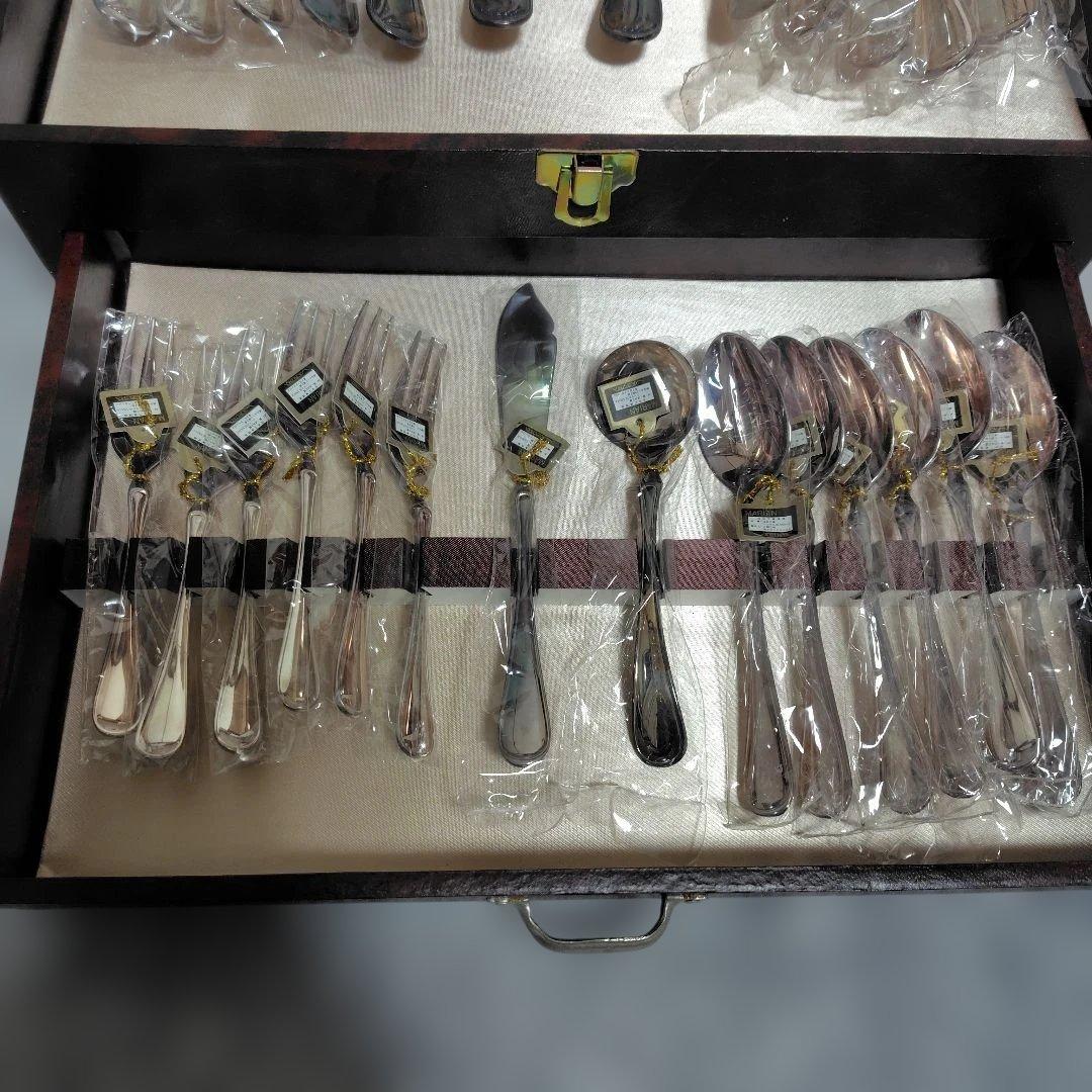 値下げ　カトラリーセット 高級 AZUMA ニッケルシルバー
