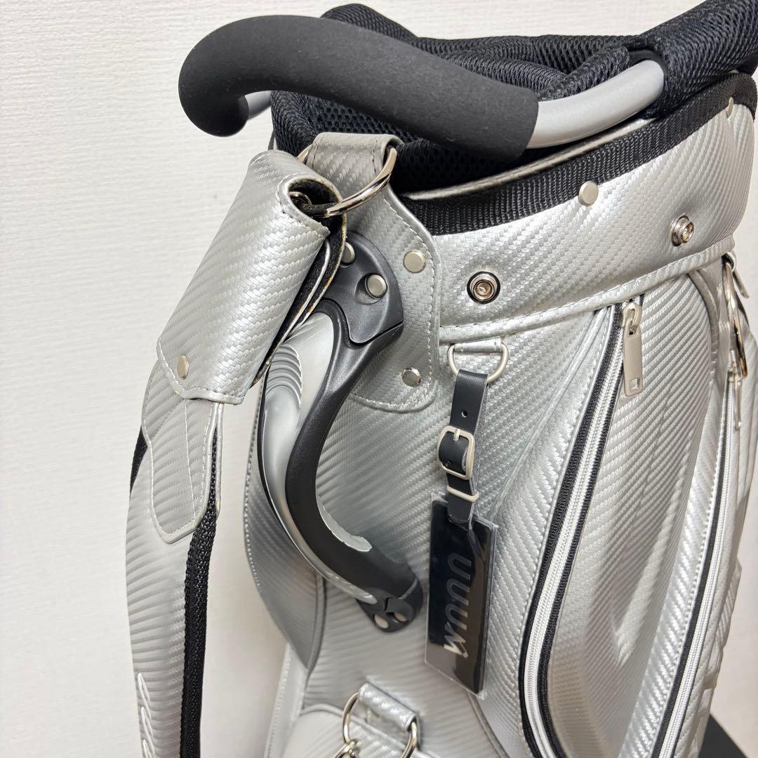 【超希少/非売品】UUUM GOLF コンペ景品 キャディバッグ シルバー 美品