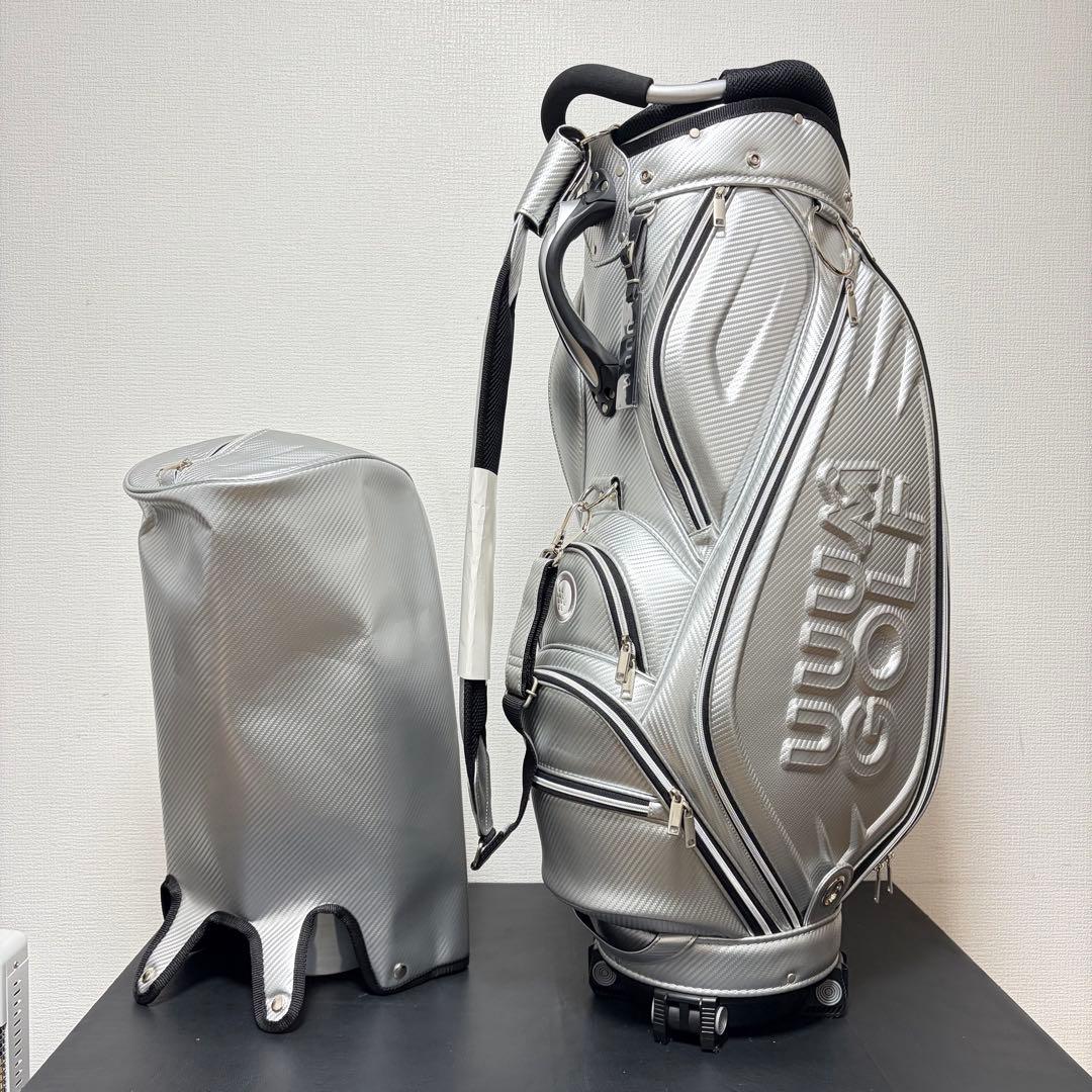 【超希少/非売品】UUUM GOLF コンペ景品 キャディバッグ シルバー 美品