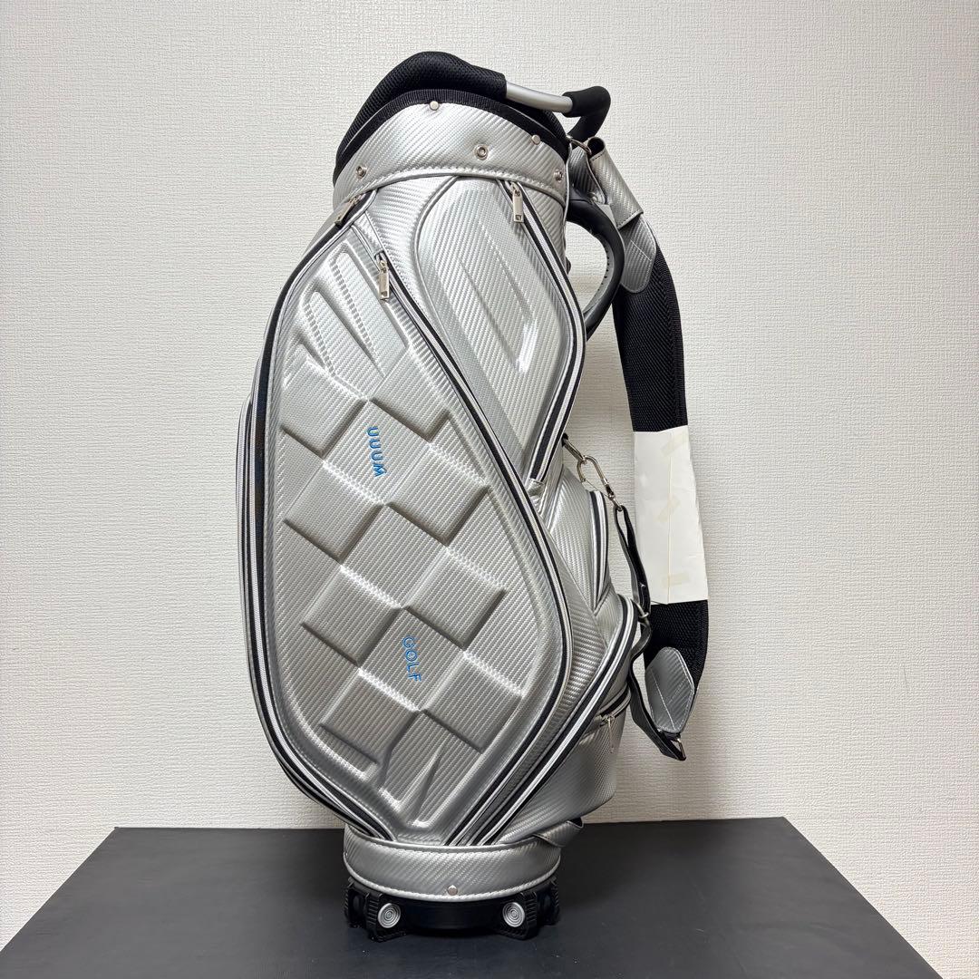 【超希少/非売品】UUUM GOLF コンペ景品 キャディバッグ シルバー 美品