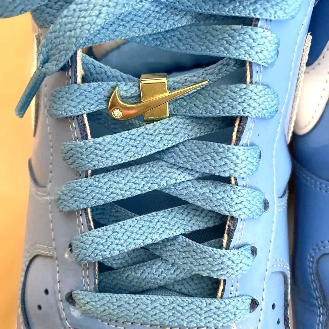 Nike Air Force 1 青色 ローカットシューズ