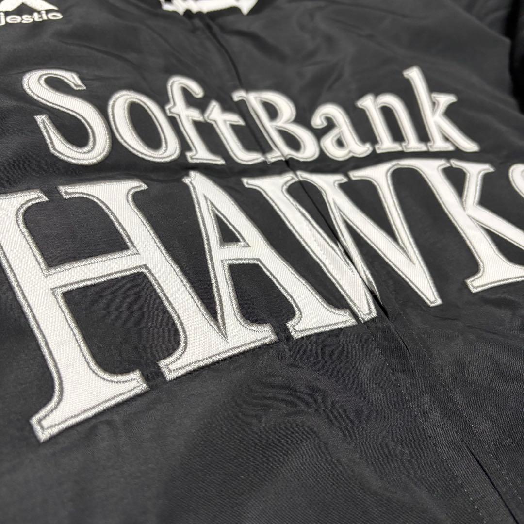★SoftBank Hawks★ グランドコート　中綿ジャケット　3XL