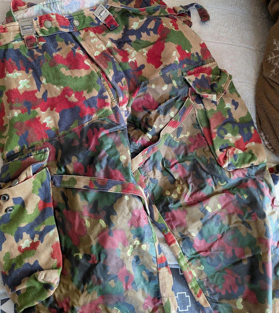 SwissArmy スイス軍 コンバットパンツ　本物 アルペンカモフラ