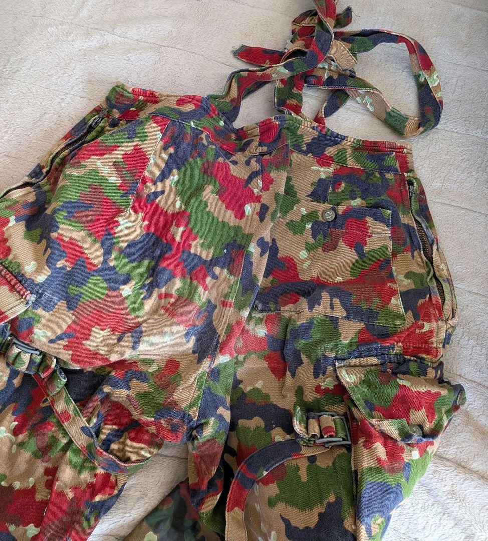 SwissArmy スイス軍 コンバットパンツ　本物 アルペンカモフラ