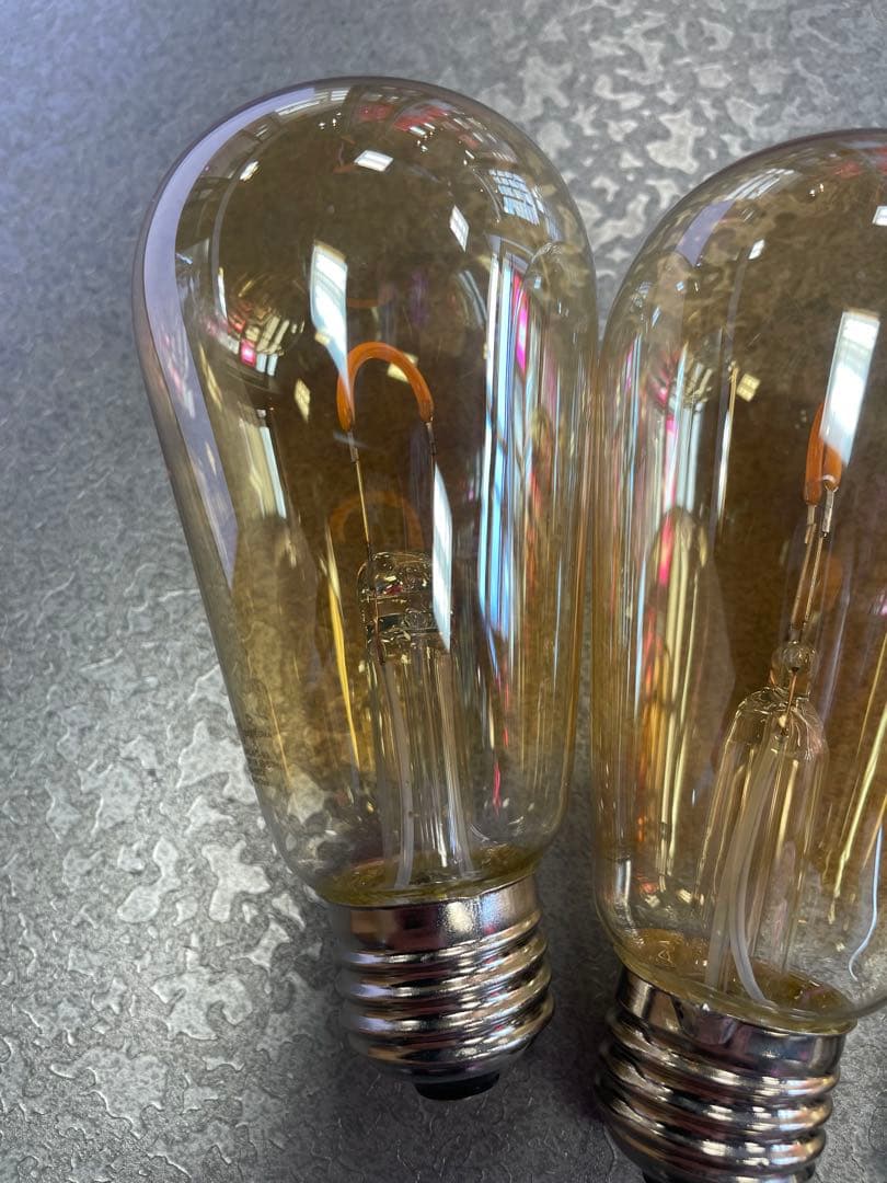 エジソンバルブ LED E26 調光　明るさを極端に抑えた優しく温かい灯り　6個