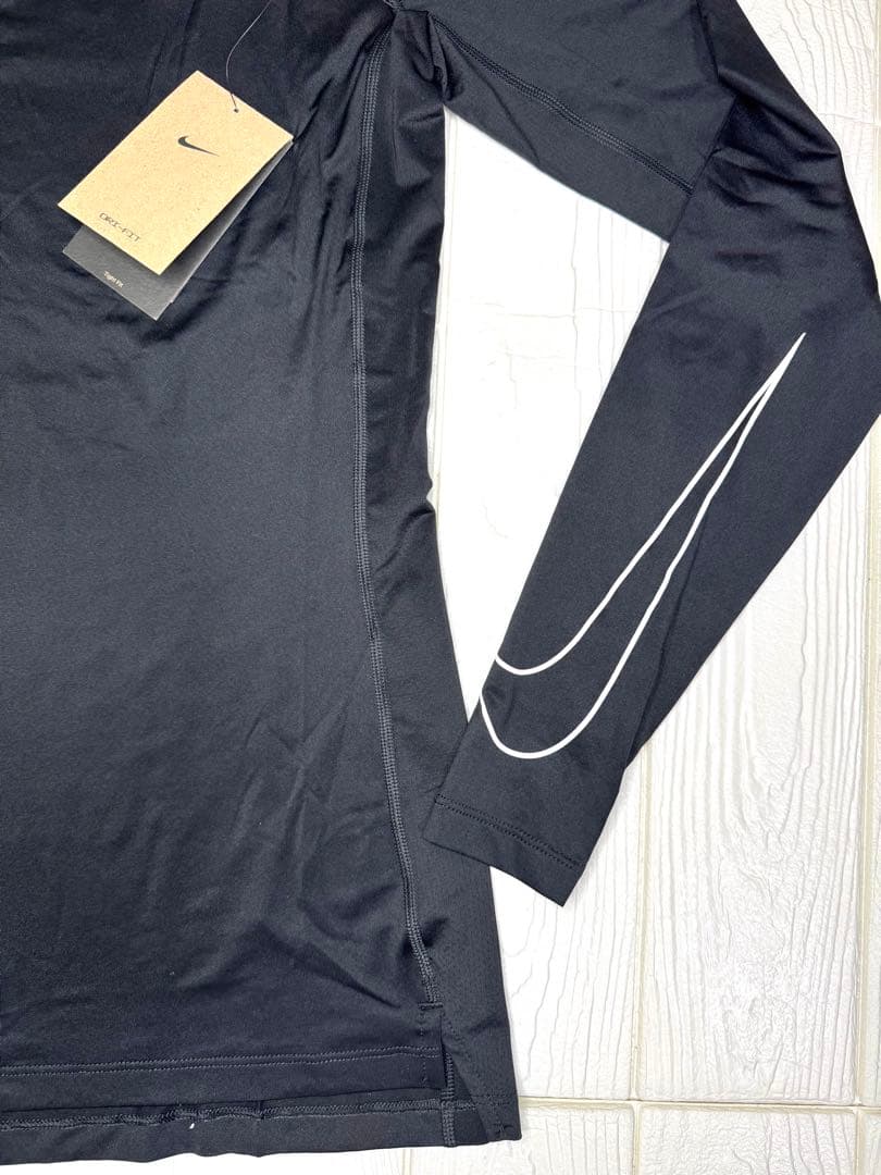 NIKE PRO メンズ セットアップ 長袖＋ショートパンツ Dri-FIT 黒