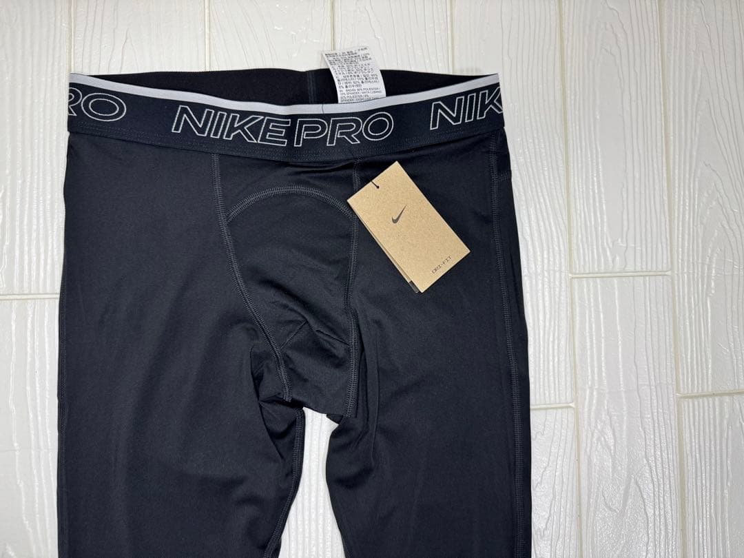 NIKE PRO メンズ セットアップ 長袖＋ショートパンツ Dri-FIT 黒