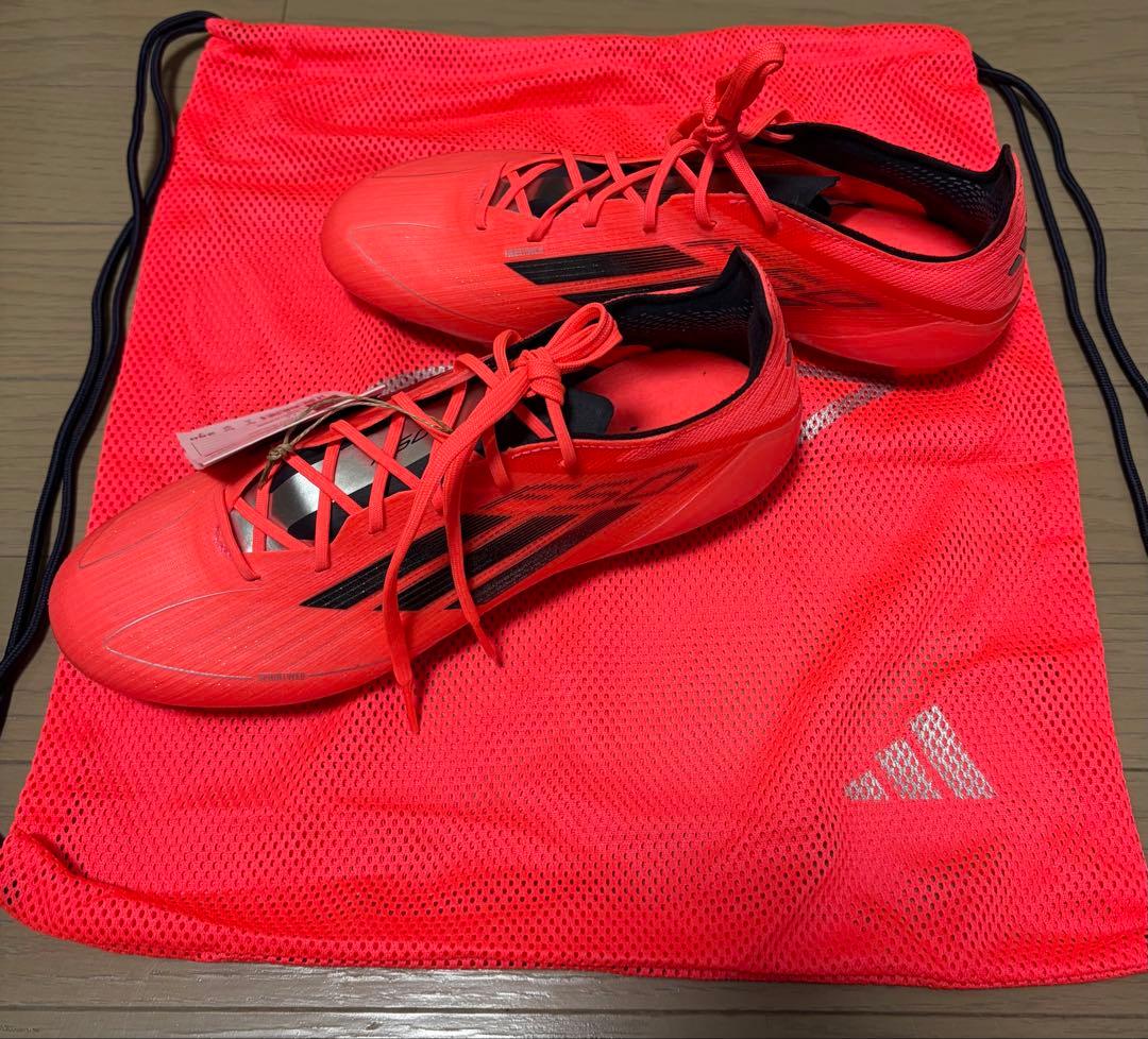【新品】F50-エリート/FGソール/25cm/レッド　adidas