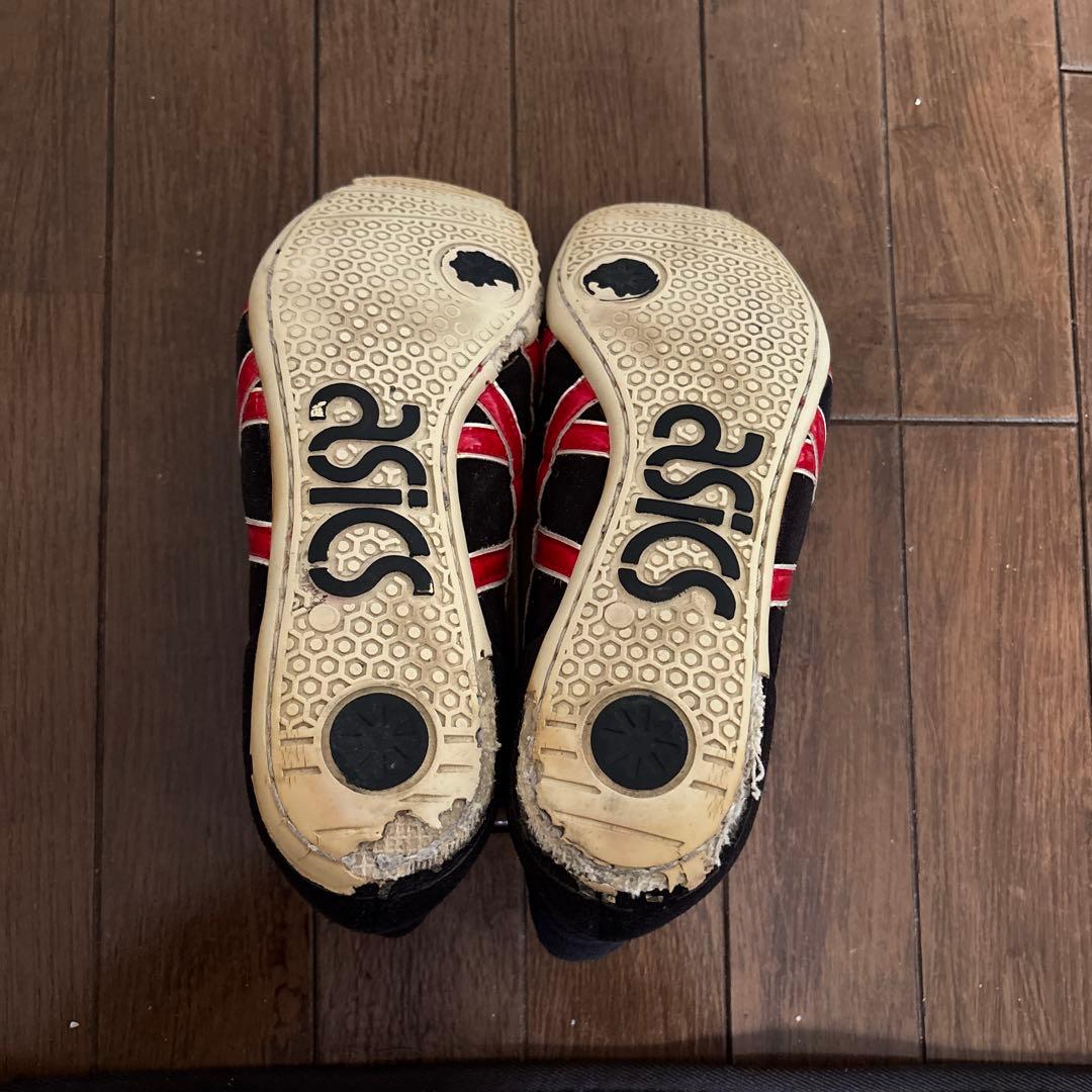 廃盤モデル　レスリングシューズ　赤
