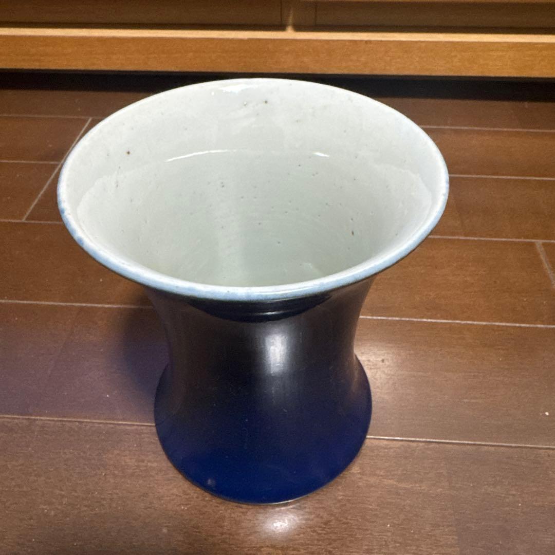 青釉笔筒 花器 置物 唐物 清朝