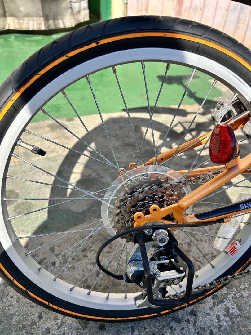 No.608 整備済み76ルブリカン　折りたたみマウンテンバイク仕様　外装6段