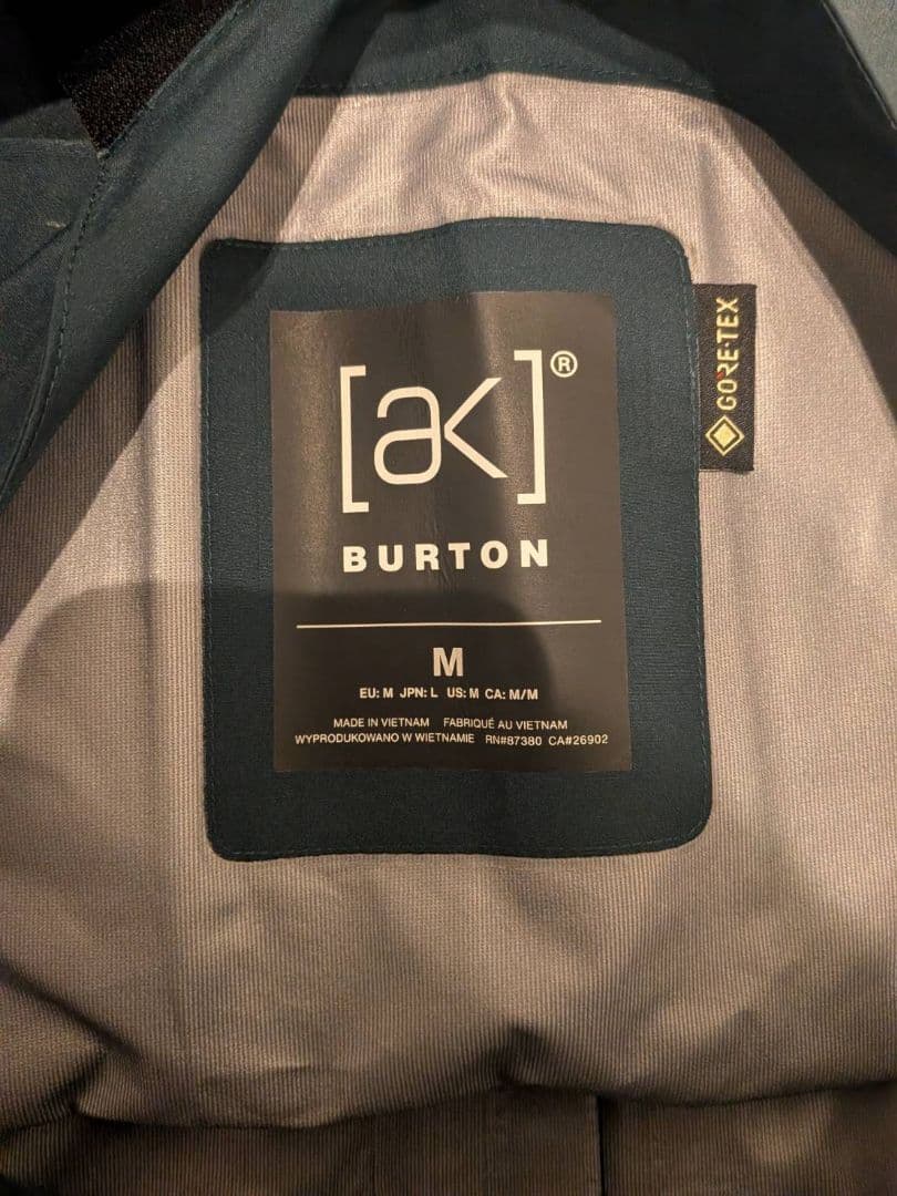 あめんぼ@値下げ不可 BURTON ak freebird GORE M