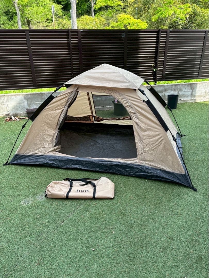 DOD ワンタッチテント T2-629-TN dod アウトドア キャンプ 2人