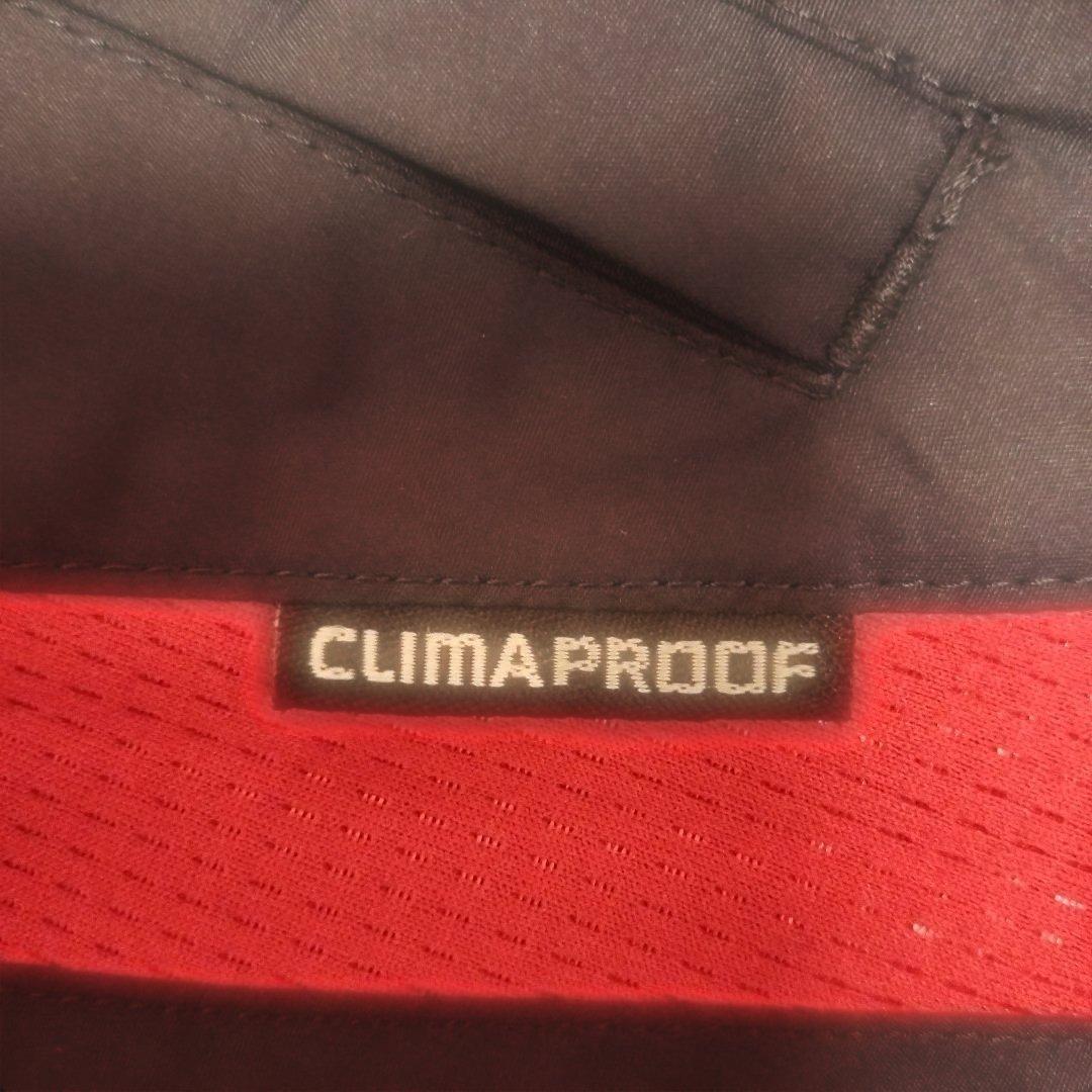 adidas CLIMAPROOFウィンドブレーカーセット ネイビー/レッド