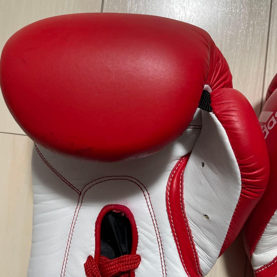 adidas ボクシンググローブ レッド