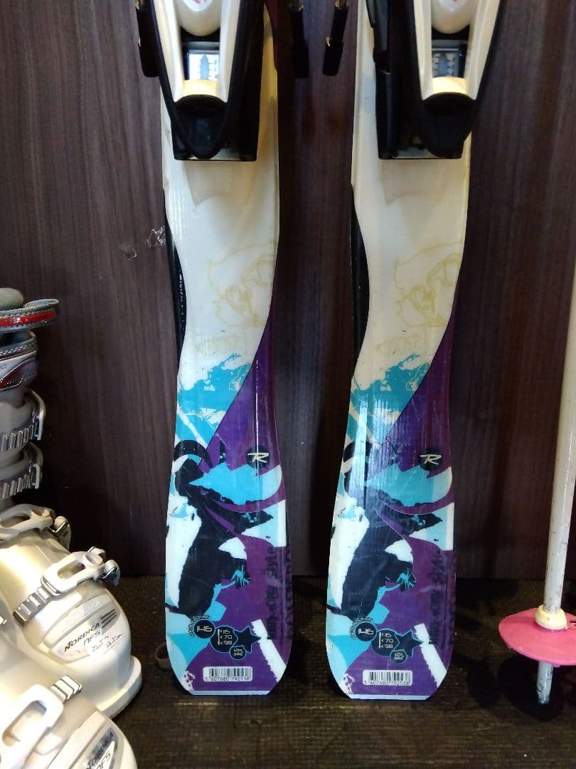 【ハイエンド】ROSSIGNOL レディース スキーセット メンテ・WAX済み✔