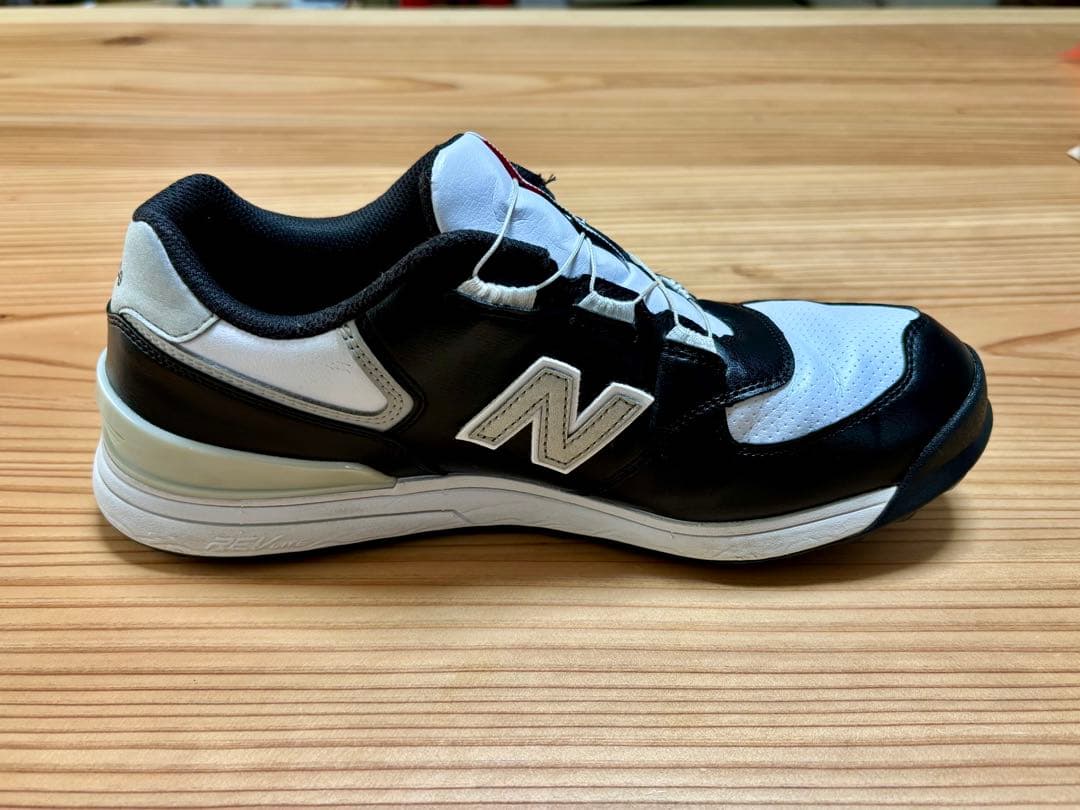 New Balance 574 ブラック/ホワイト シューズ