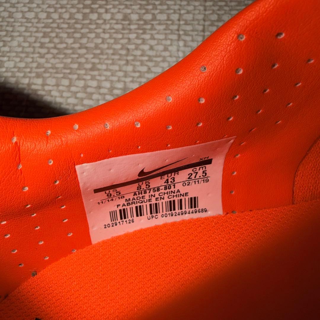 サッカー Nike Mercurial スパイク オレンジ　27.5cm 未使用