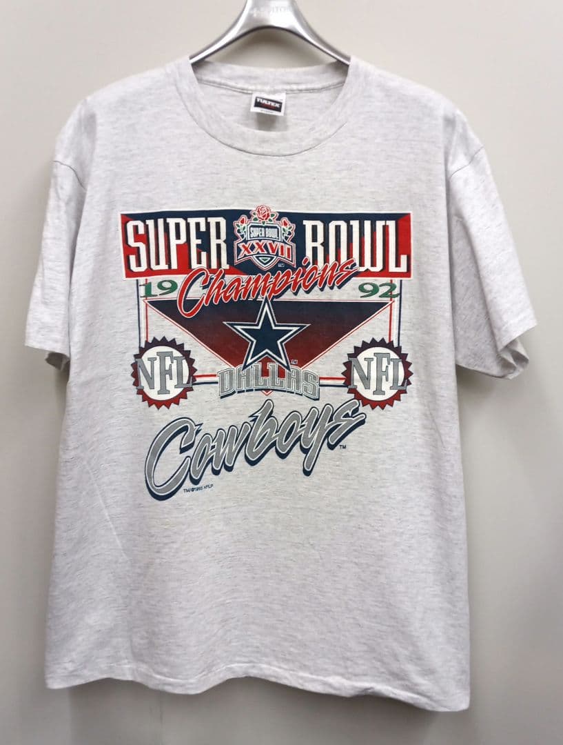 90s ダラス・カウボーイズ スーパーボウル チャンピオン1992年 Tシャツ