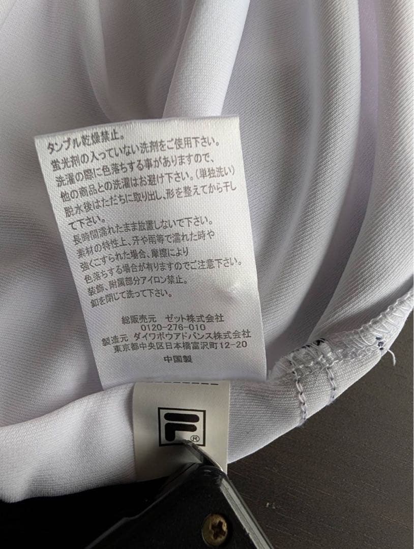 【新品未使用】FILA ポロシャツ Mサイズ テニス 吸水速乾　UVガード