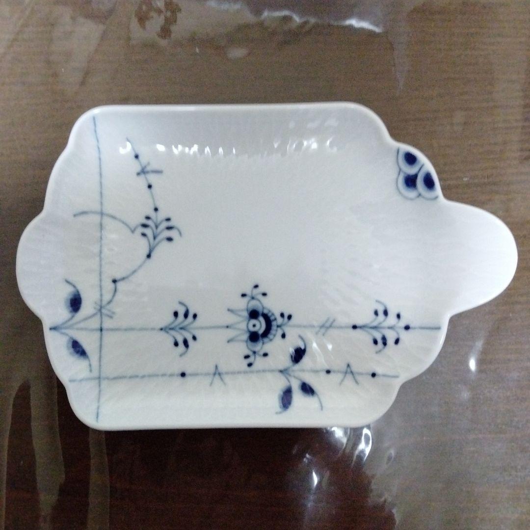 【新品２枚】ロイヤルコペンハーゲン　ブルーパルメッテ　スモールトレイ16cm