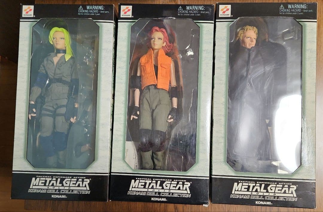 コナミ メタルギアソリッド ウルフ メリル リキッド 1/6ドール 3点セット