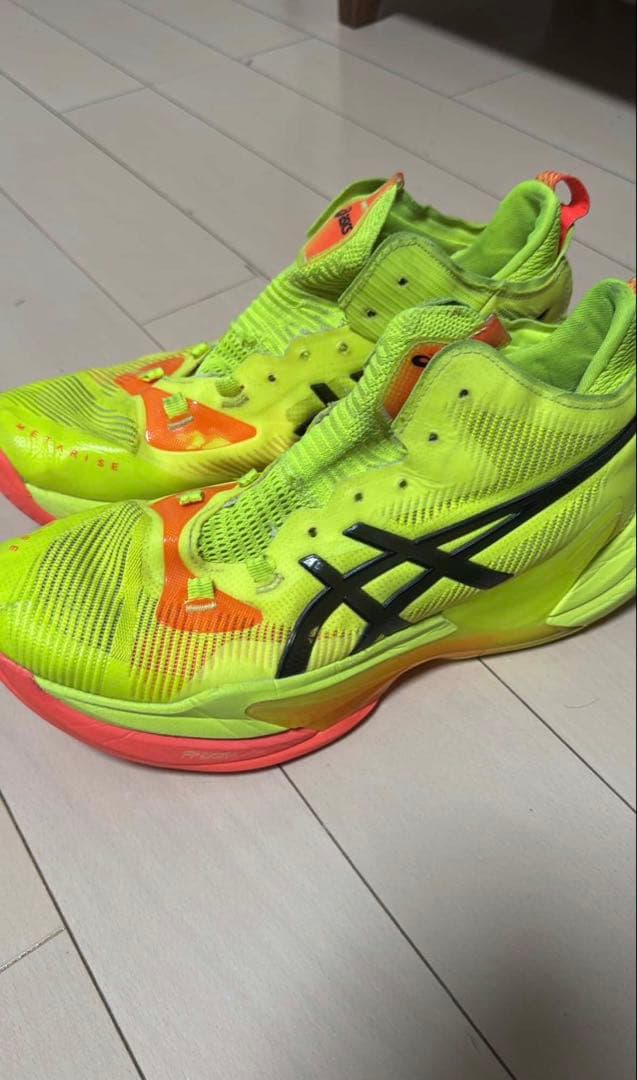 ASICS メタライズ 限定 パリモデル バレーボールシューズ 28.5cm