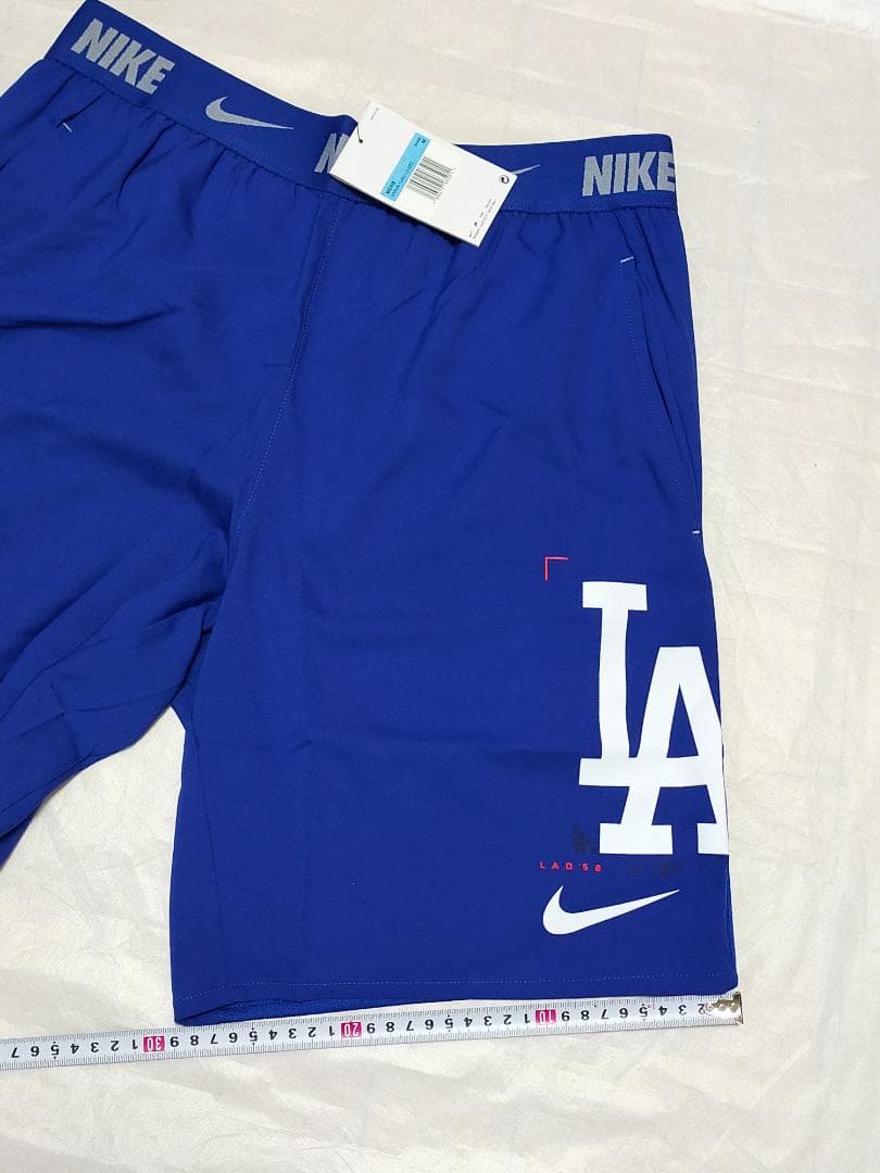 【NIKE】ロサンゼルス・ドジャース　スポーツショーツ　Mサイズ