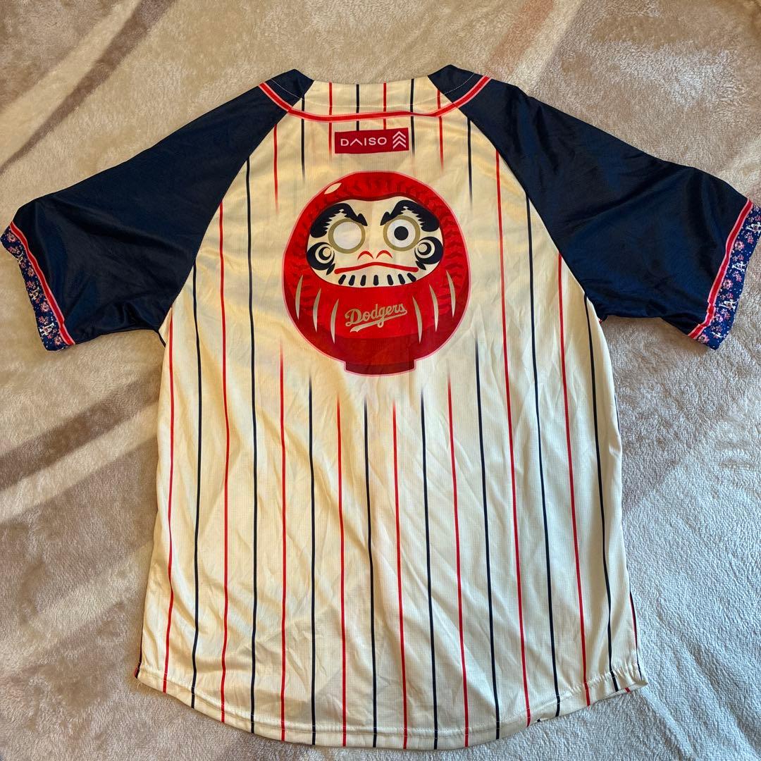 ドジャースDodgers 大谷ユニフォーム M ジャパニーズヘリテージナイト②