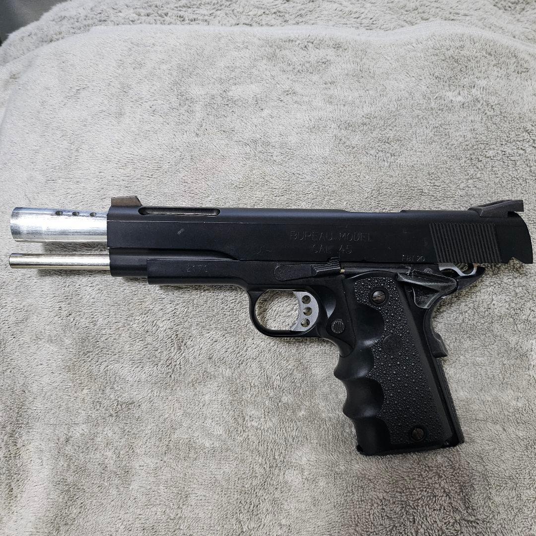 新日本模型 WA提供マグナ 純正ガスブロ FBI CUSTOM ブラック