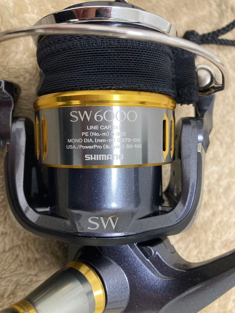 SHIMANO ツインパワーSW6000HG ライン付き