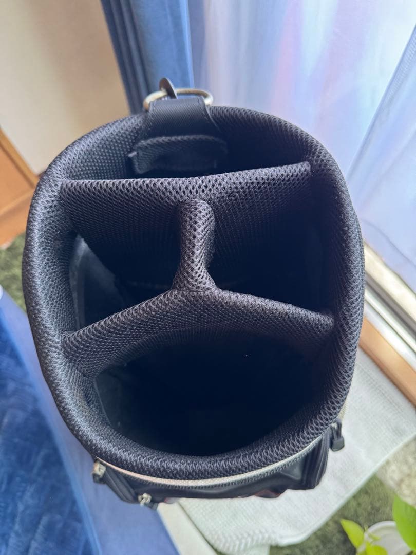 TaylorMade キャディバッグ 黒 赤 テーラーメイド