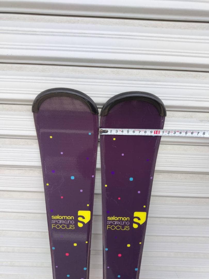 Salomon Focus ショートスキー板 135cm ビンディング・ポール付