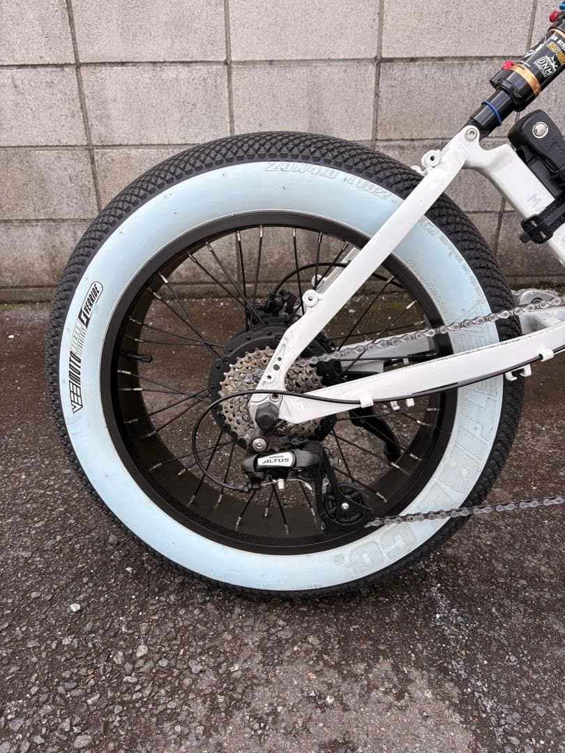 MATE X ICE WHITE カスタム多数 電動アシスト自転車 メイト自転車