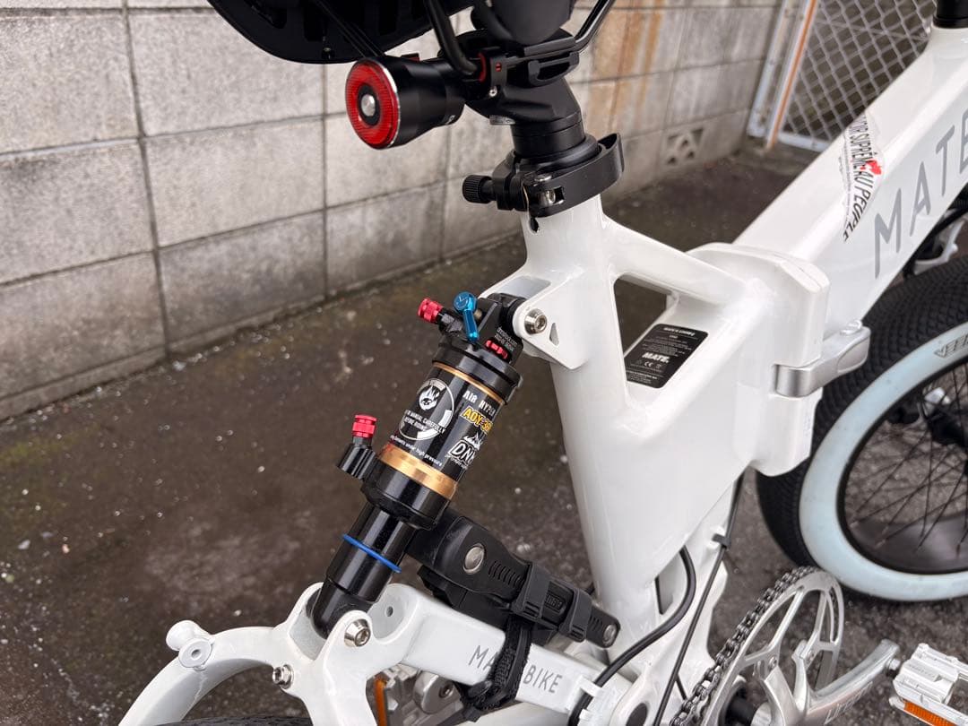 MATE X ICE WHITE カスタム多数 電動アシスト自転車 メイト自転車