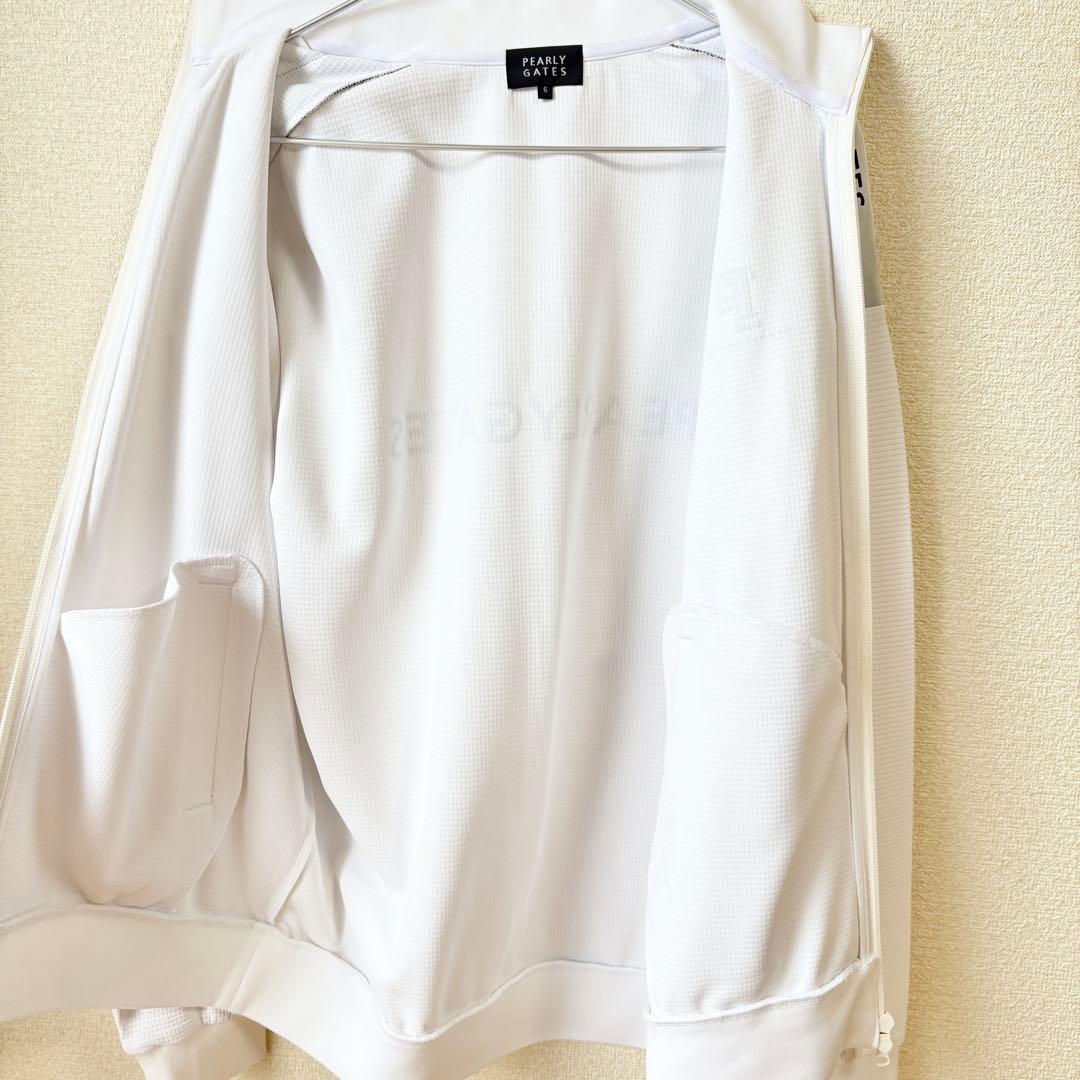 【極美品】PEARLY GATES トラックジャケット ホワイト　6（XL相当）