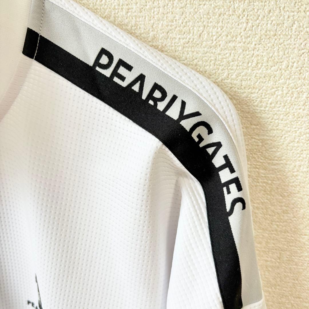 【極美品】PEARLY GATES トラックジャケット ホワイト　6（XL相当）