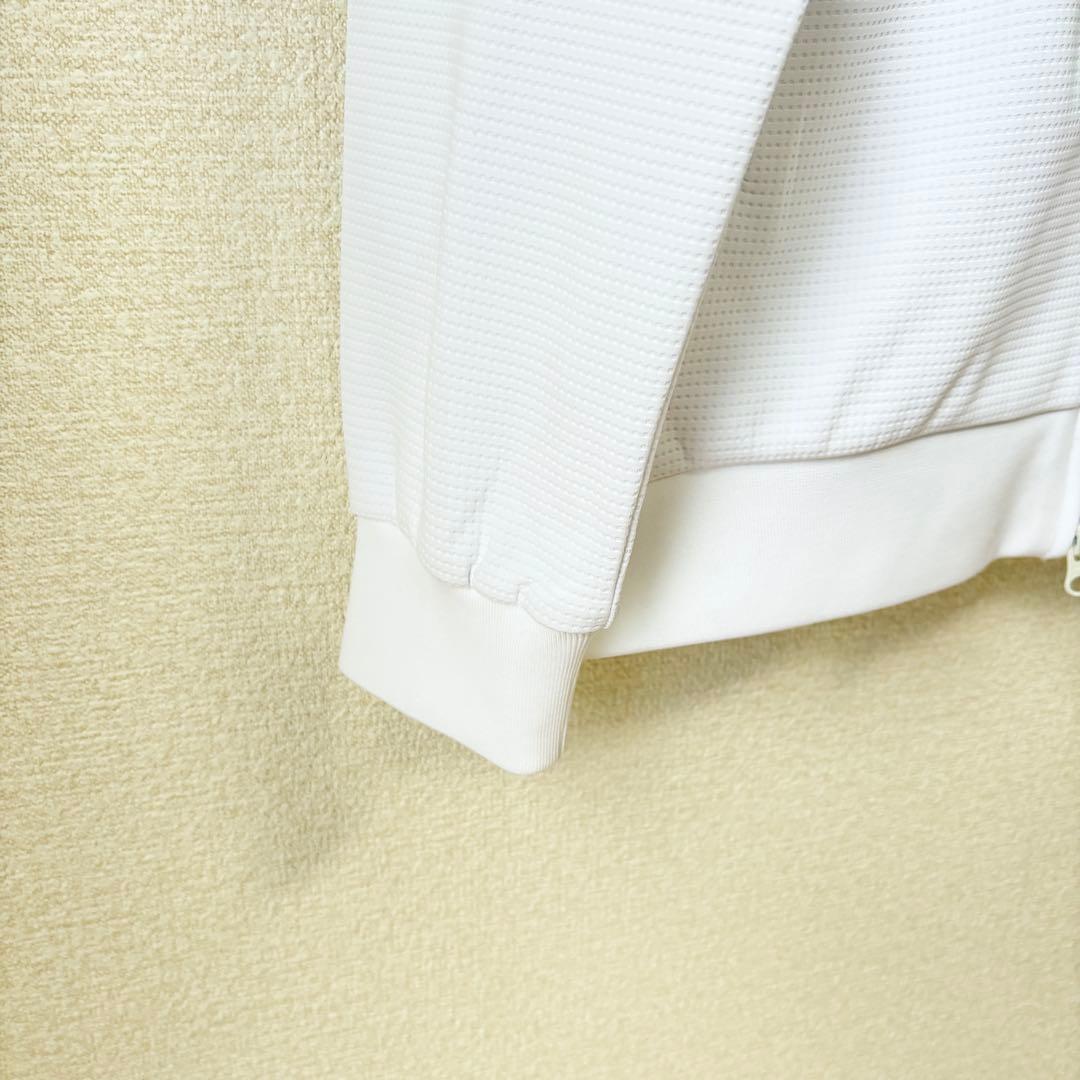 【極美品】PEARLY GATES トラックジャケット ホワイト　6（XL相当）