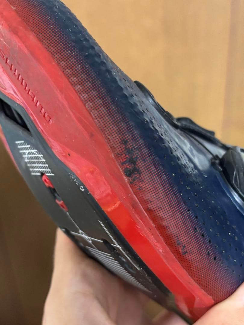SHIMANO シマノ RC702 EU41 CM25.8 ネイビー/レッド