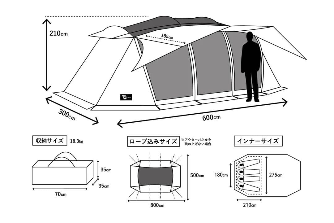TOKYOCRAFTS ウイングフォート テント