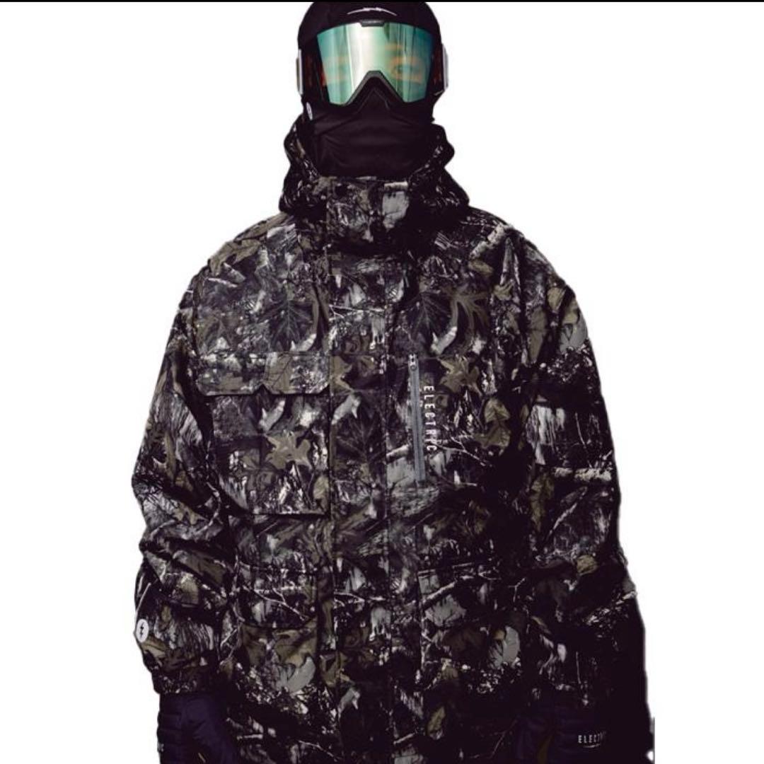 ELECTRIC 撥水 マウンテンジャケット TREE CAMO エレクトリック
