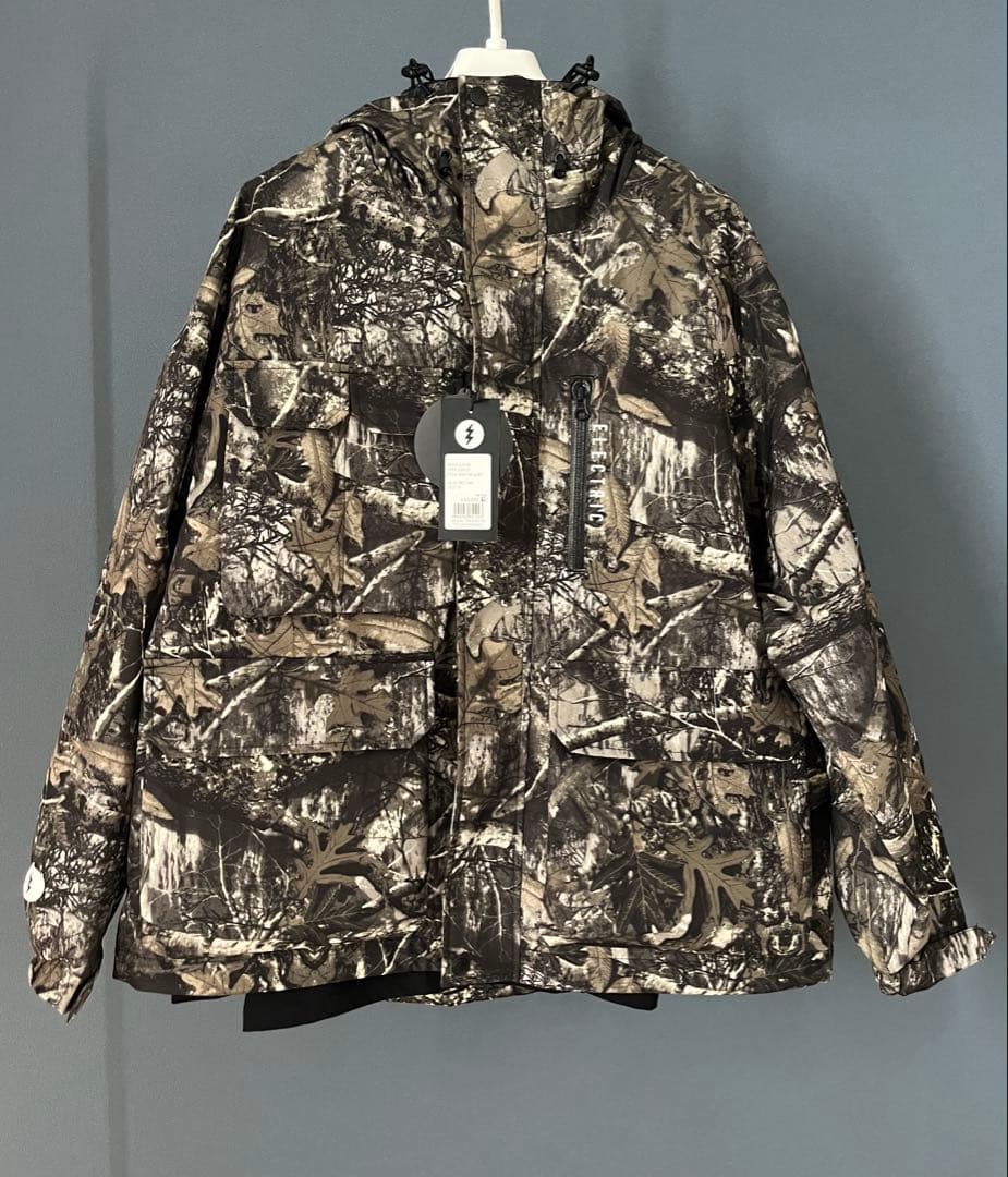 ELECTRIC 撥水 マウンテンジャケット TREE CAMO エレクトリック