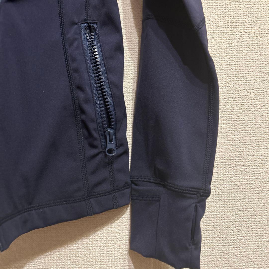 ネイビージャケット フロントジッパー付き