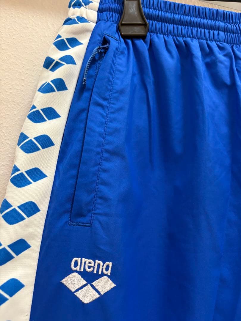 arenaアリーナ青いジャージ上下セット サイズＬ　美品