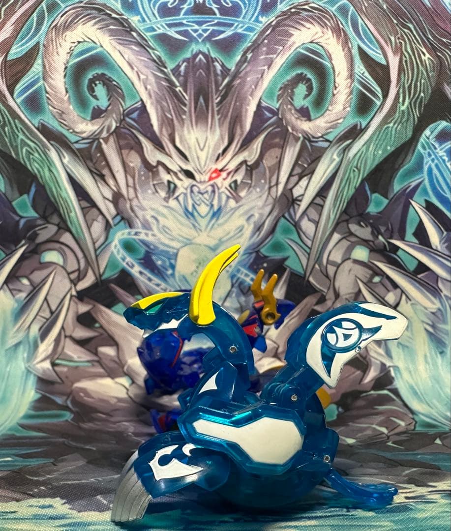 爆丸焔ドラガオン 青龍ver. + 爆丸幻ムニキス 超青ver